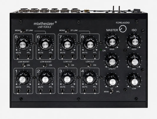 Mixthesizer Live Tools  —  Analog Mixer 8/16ch for Synths & Live Sets